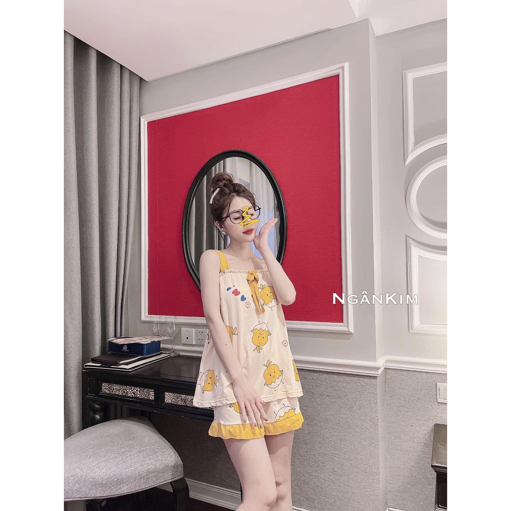 [Mã FAMAYWA giảm 10K đơn 50K] Bộ Ngủ 2 Dây Hoa Quả Siêu Dễ Thương | BigBuy360 - bigbuy360.vn