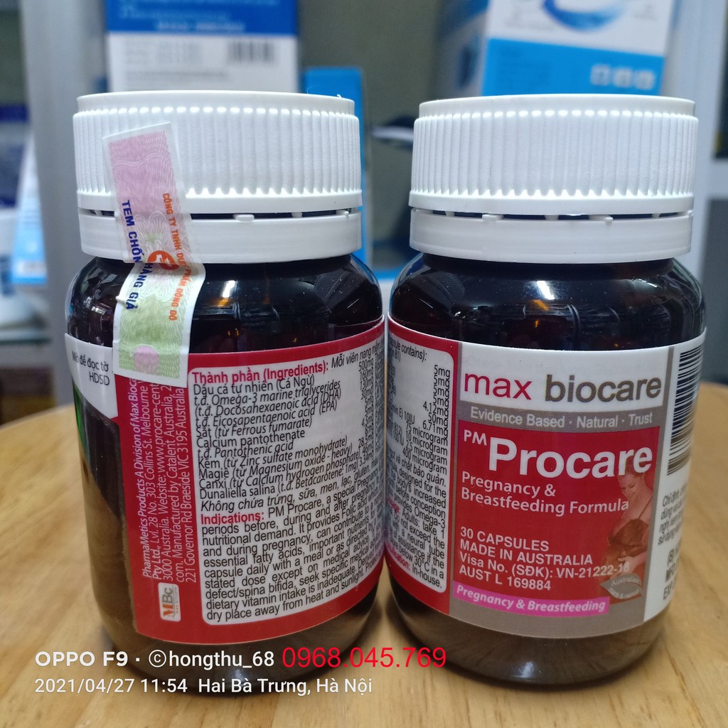 PM Procare Lọ 30 viên