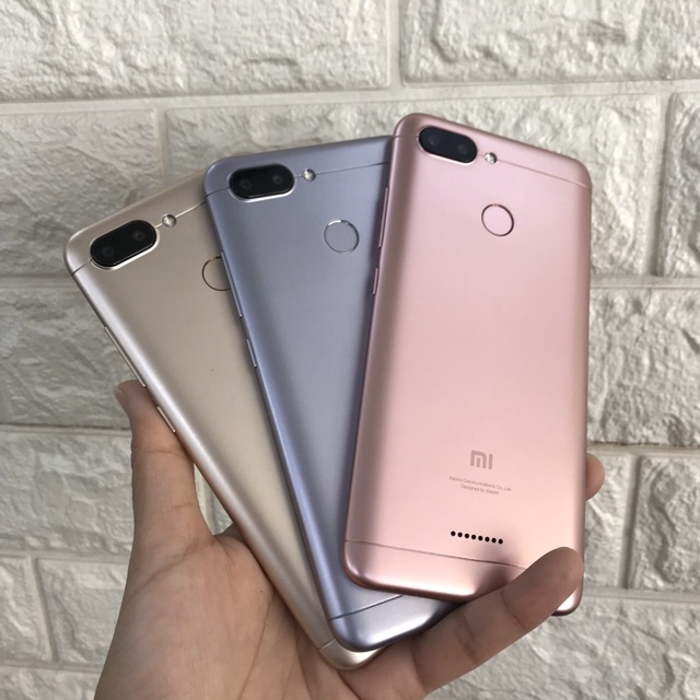 Điện thoại Xiaomi Redmi 6 2sim ram  3/32G có vân tay, full tiếng việt, CH play, đẹp 99% 98% | BigBuy360 - bigbuy360.vn