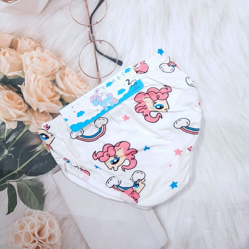 Sét 2 Quần Chíp tam giác, đùi Cotton lạnh - sịp bé gái