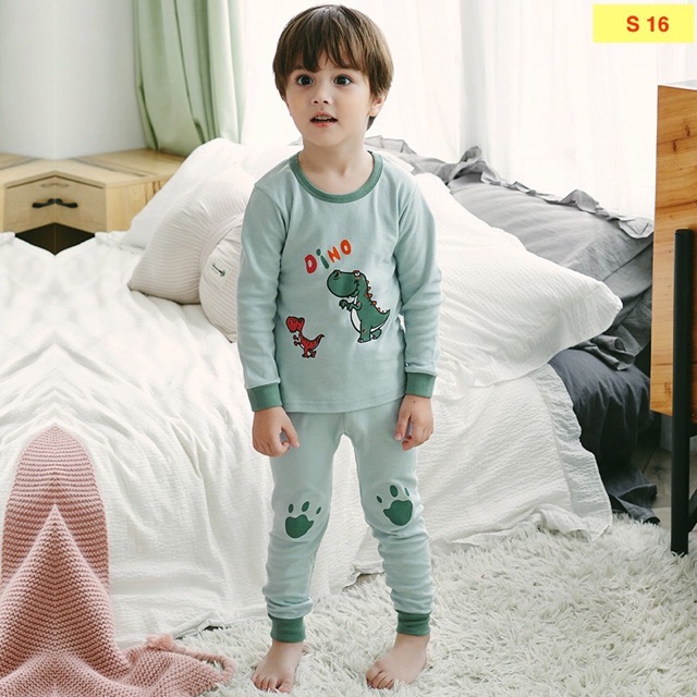 SALE !!! Hàng Xuất Hàn - [Mẫu mới 2019_Bé Gái] Bộ Đồ Cotton Thu Đông Xuất Hàn Cho Bé Gái