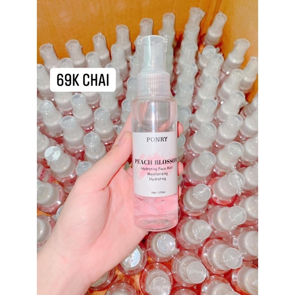 Xịt Khoáng Ponry dưỡng ẩm cho da 120ml - Hàng chính hãng