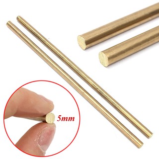 Bộ 2 Cây Cầm Tay Bằng Đồng Thau Kích Thước 5mm * 150mm 1 / 4 "