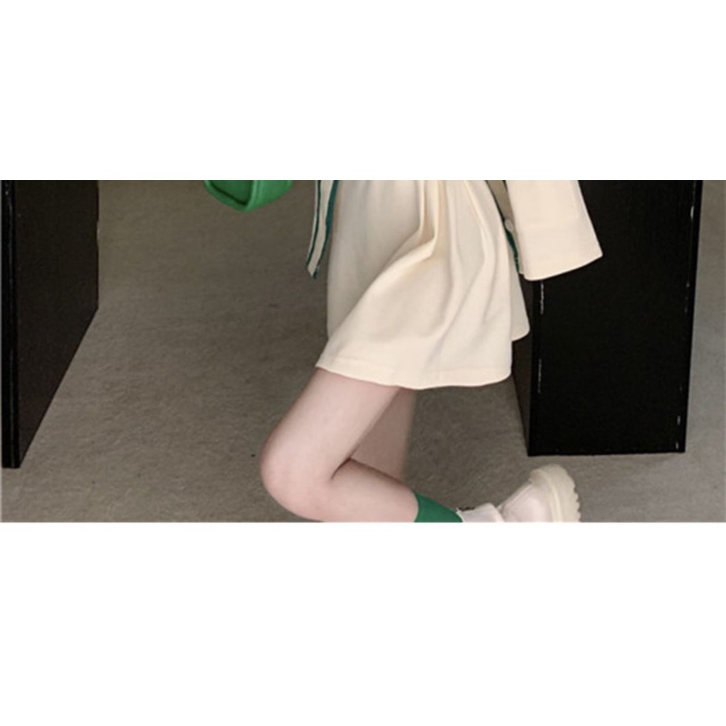 Set Áo Khoác Và Chân Váy Phong Cách Thể Thao Thời Trang Cho Nữ