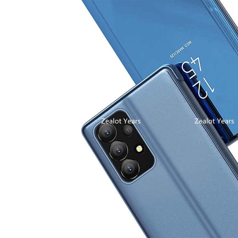 Ốp Điện Thoại Nắp Lật Mặt Gương Thông Minh Cho Samsung Galaxy A53 A13 A23 A33 A73 5G