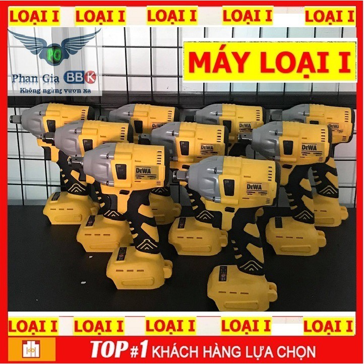 Thân máy siết bulong bắt vít DEWA 118V đa năng  - dùng chung pin với MAKITA va HITACHI