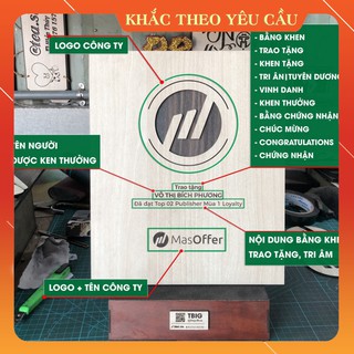 Bằng khen nhân viên xuất sắc , giấy chứng nhận , quà tặng cuối năm [ khắc theo yêu cầu]