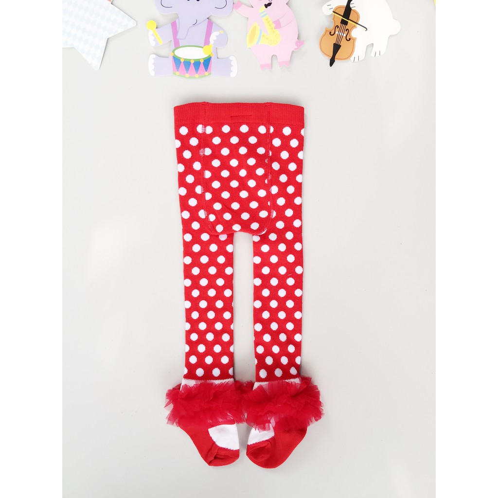 Quần Tất Sanlutoz Họa Tiết Chấm Bi Phong Cách Công Chúa Đáng Yêu Dành Cho Bé