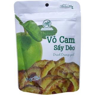 Vỏ cam sấy dẻo Nông Lâm Food 75gr - Ăn vặt không tăng cân