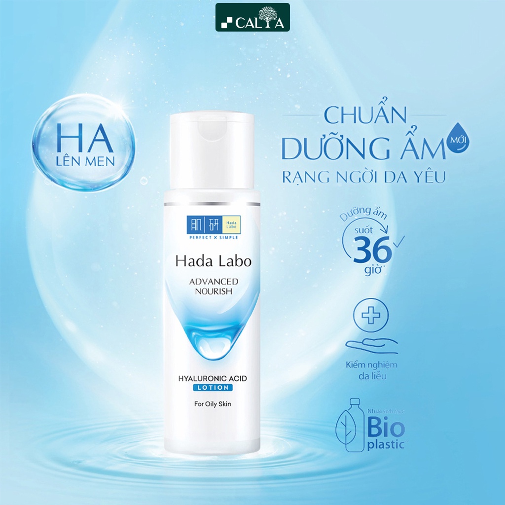 Bộ Dưỡng Da Hada Labo Trắng Dưỡng Ẩm Tối Ưu - Hada Labo Advanced Nourish Màu Trắng (Nước Tẩy Trang + SRM + Lotion + Kem)