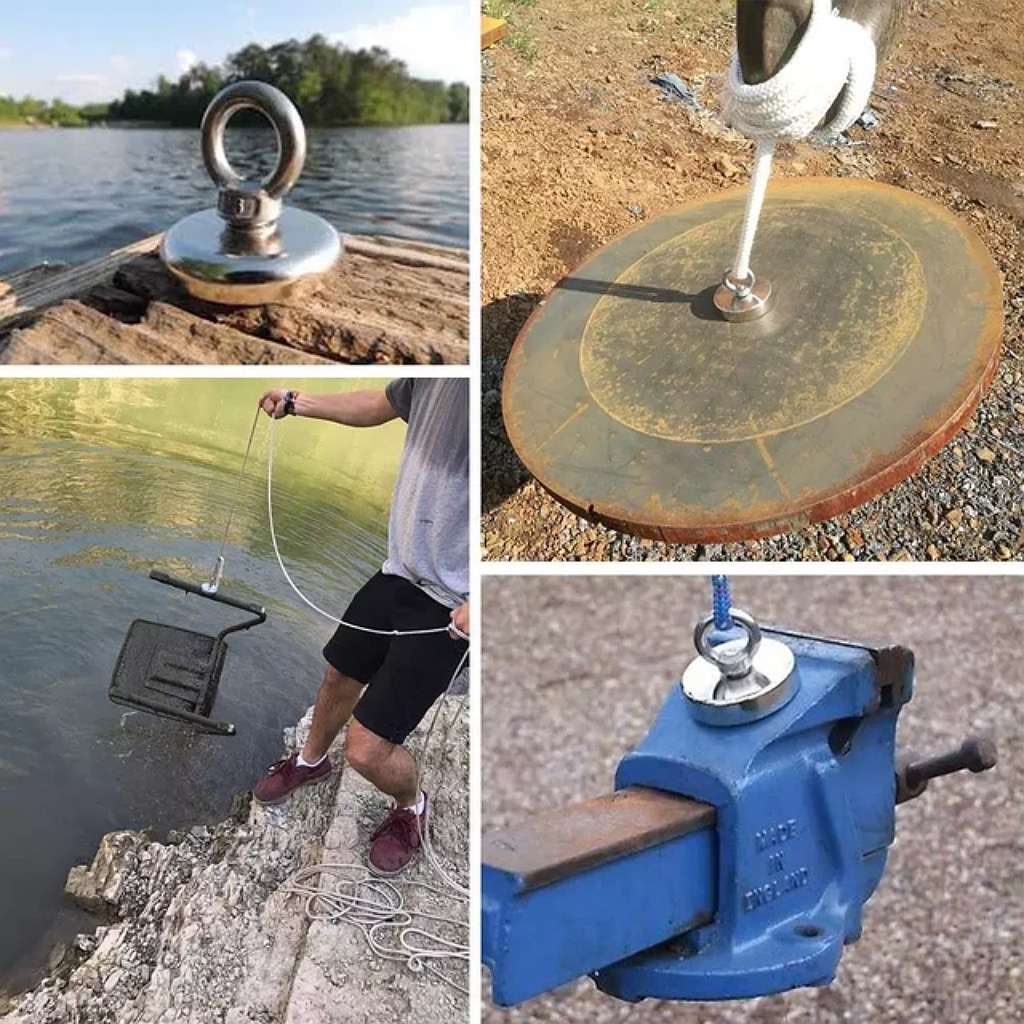 Nam châm hút mạnh ❤️𝐅𝐑𝐄𝐄 𝐒𝐇𝐈𝐏❤️ Nam châm có móc - Nam châm cứu hộ