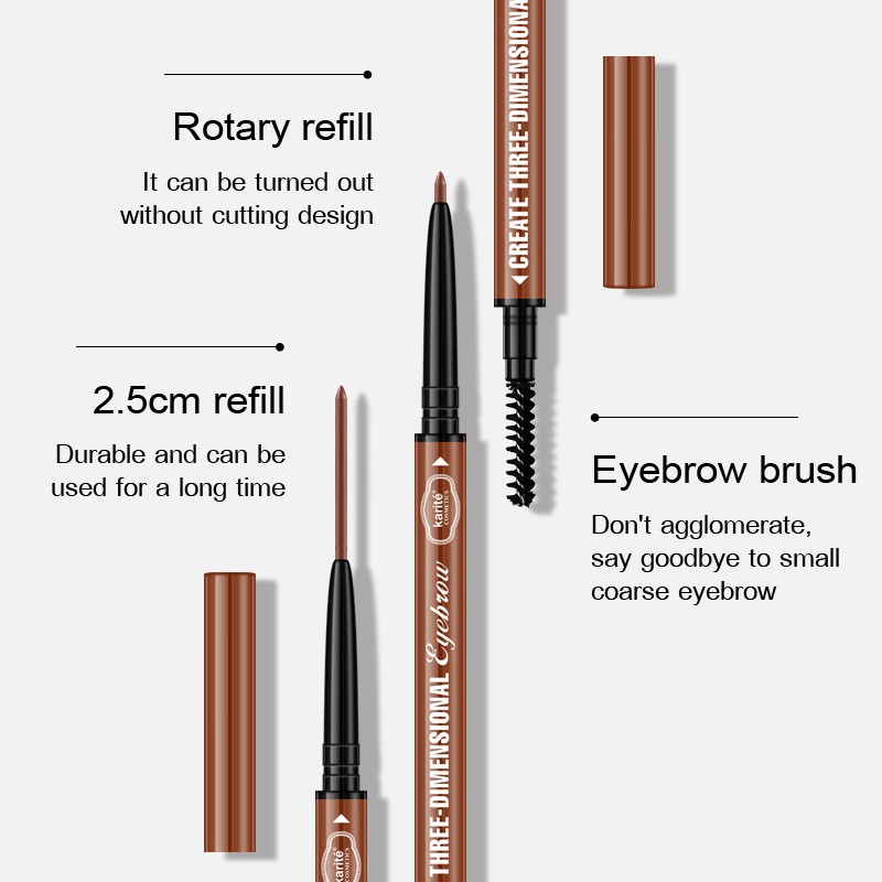 (Hàng Mới Về) Chì Kẻ Lông Mày Hai Đầu Không Thấm Nước Và Mồ Hôi Kiss Beauty | BigBuy360 - bigbuy360.vn