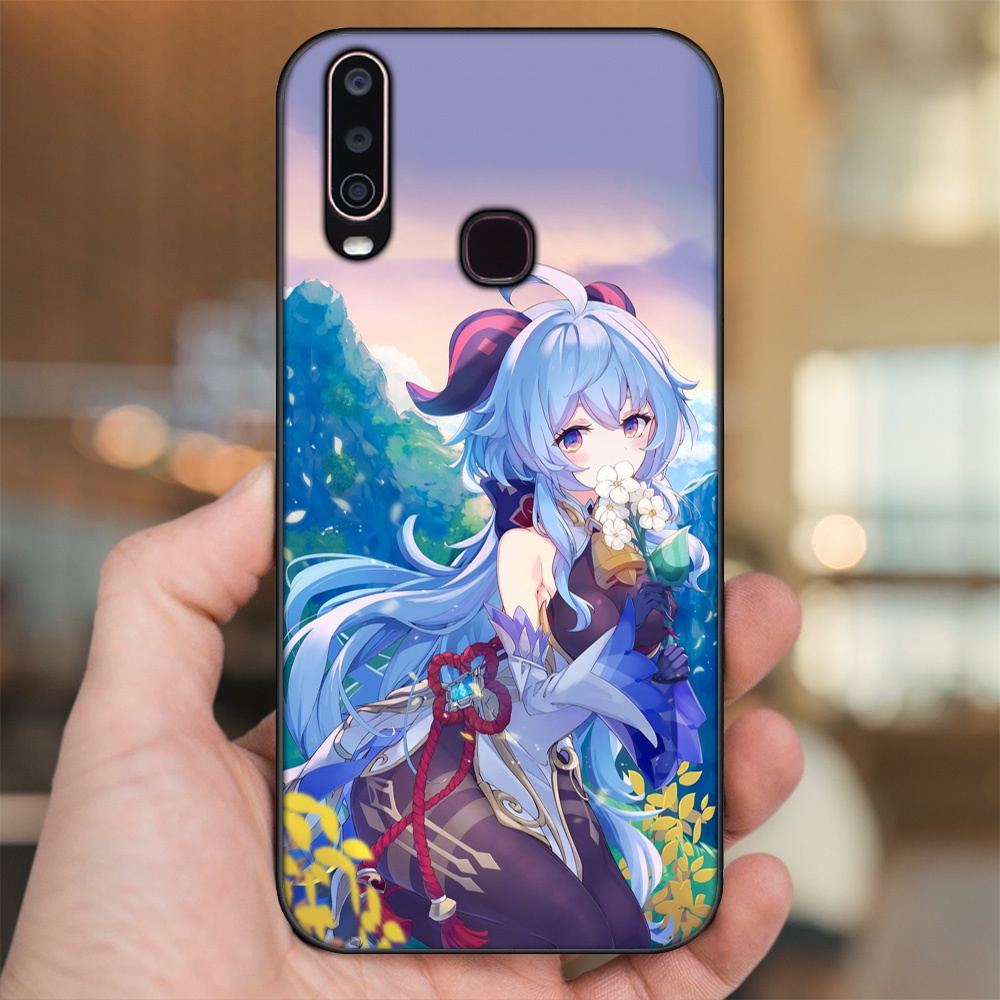 Ốp lưng Vivo Y12, Y15, Y17, U10 viền đen in hình Ganyu Genshin Impact