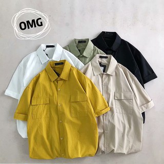 Ins Cotton Linen Áo Sơ Mi Nửa Tay Áo Sơ Mi Nhiều Túi Áo Sơ Mi Nhật Bản Rời Áo Sơ Mi Mỏng Áo Sơ Mi Bên Ngoài Áo Sơ Mi Trắng Áo Sơ Mi Phong Cách Preppy Áo Sơ Mi Đơn Giản Trơn Quần Áo Bé Trai