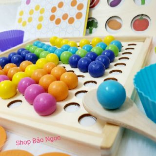 Đồ chơi trí tuệ gắp hạt cho bé