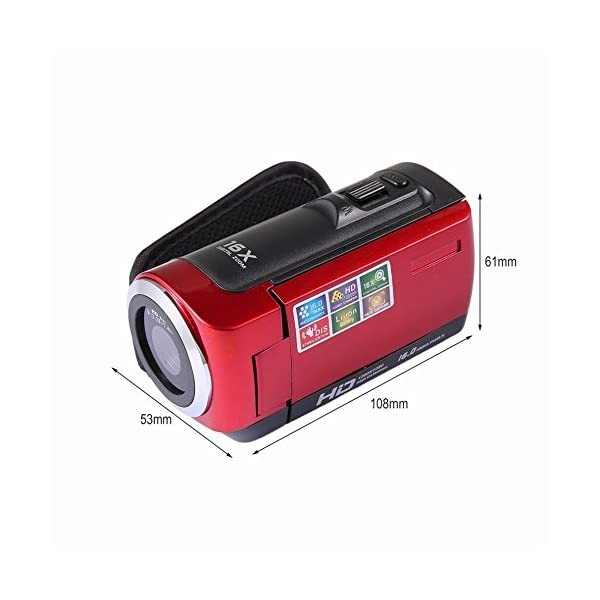 Máy quay phim cầm tay ELITEK HD DIGITAL VIDEO 16X(Đỏ) | BigBuy360 - bigbuy360.vn