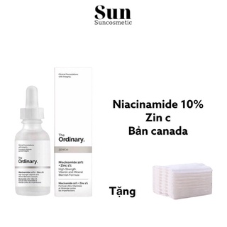 Tinh chất Serum The Ordinary Niacinamide 10% + Zinc 1%