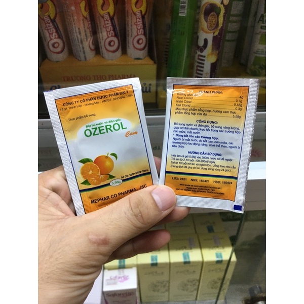 Oresol 3B, Vị cam giúp bù nước điện giải bổ xung vitamin giúp cơ thể khỏe mạnh hơn