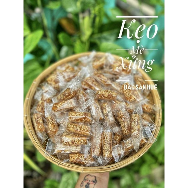Kẹo Mè Xửng Huế Lon 500gram [FREE SHIP]TỪ ĐƠN 50K, [Loại Đặc Biệt] Hàng ngon nhà làm