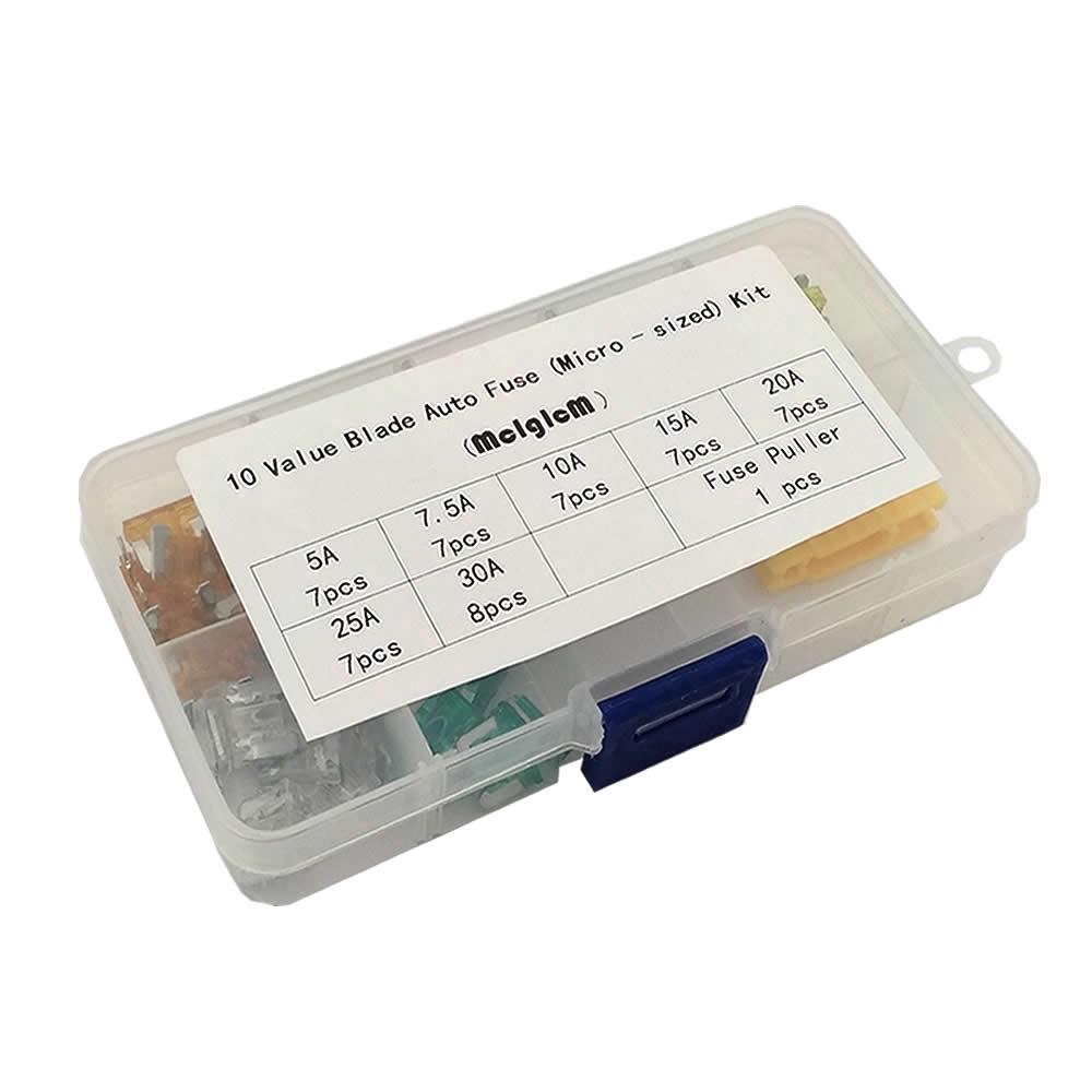 Fuse Box Auto Micro Fuse 7 Values Blade Mixed Car Fuse Kit Assortment