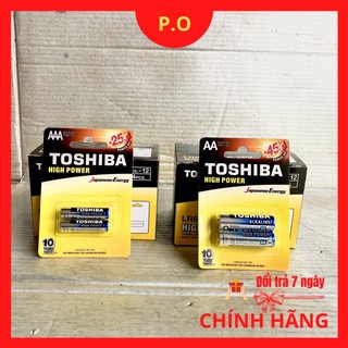 [Vỉ 2 Viên] Pin TOSHIBA Điều Khiển Loại AA Và AAA
