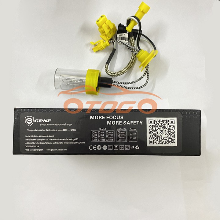 Bóng Xenon GPNE Chân H1 Siêu Sáng, Bảo Hành 3 Năm