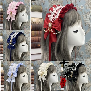 Phụ Kiện Cài Tóc Hình Hoa Phong Cách Lolita Xinh Xắn Cho Nữ