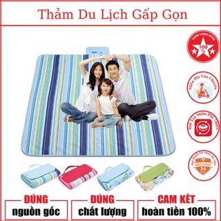 Thảm trải nền du lịch gấp gọn chống thấm nước 1,3 x 1,5m - bạt trải sàn picnic 3 lớp du lịch đa năng