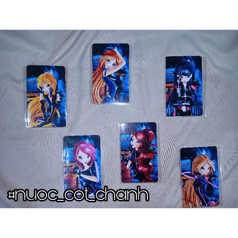SET CARD BO GÓC WORLD OF WINX - SPY ACTION