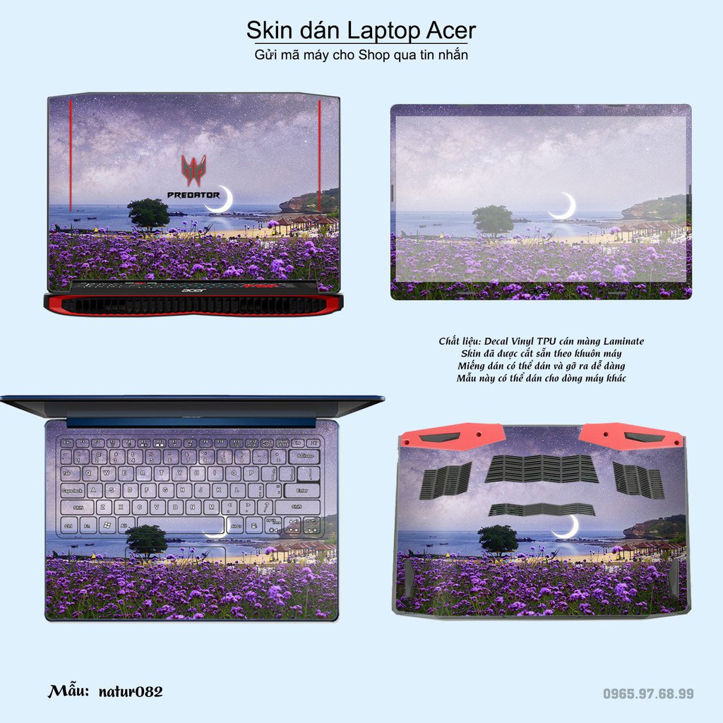 Skin dán Laptop Acer in hình thiên nhiên nhiều mẫu 4 (inbox mã máy cho Shop)