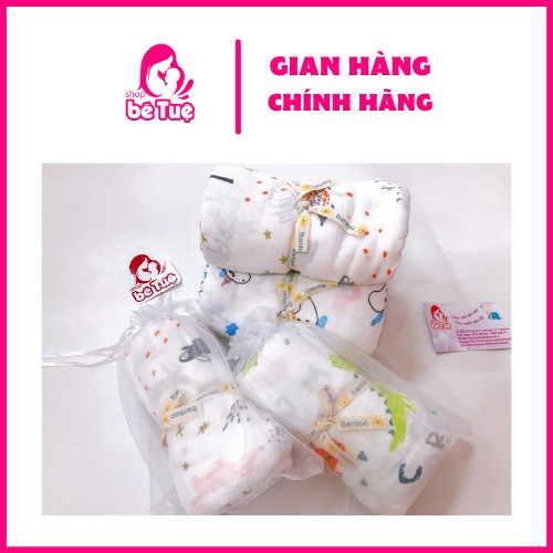 Khăn Tắm Sợi Tre cuộn túi Bamboo 120*120cm