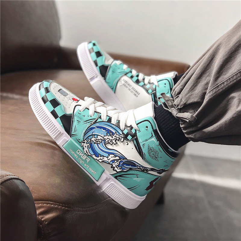 [Mã FAGREEN245 giảm 10% tối đa 30K đơn 99K] Men's fashion high-neck sports shoes | BigBuy360 - bigbuy360.vn