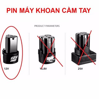 Pin 12V - Pin máy khoan 12V- pin máy khoan 12V