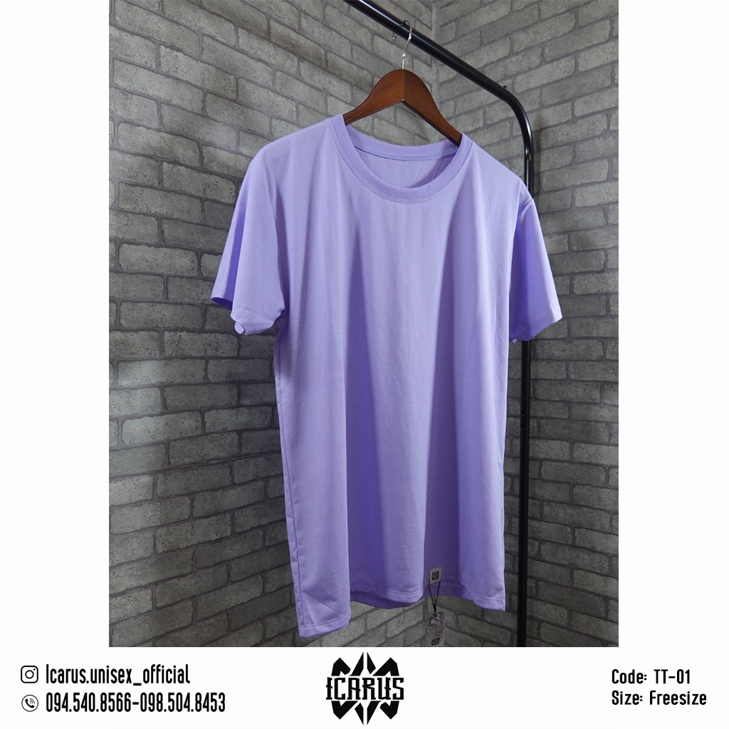 Áo Thun Icarus Unisex Form Rộng Phông Trơn Nhiều Màu | BigBuy360 - bigbuy360.vn