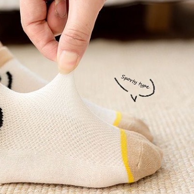 Vớ Cotton Nguyên Chất Mỏng Thoáng Khí Phong Cách Mới Cho Bé