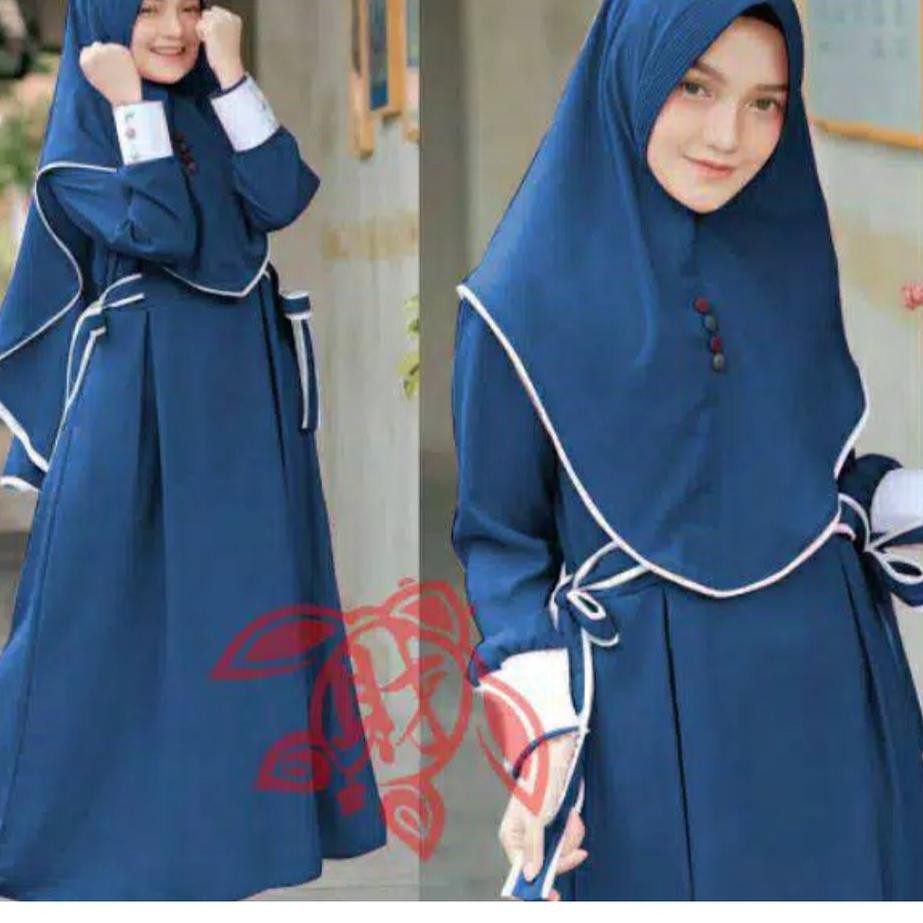 (hàng Mới Về) Bộ Mỹ Phẩm Dưỡng Da Nessa Syari Khimar / Gamis / Trực Thăng Be7...