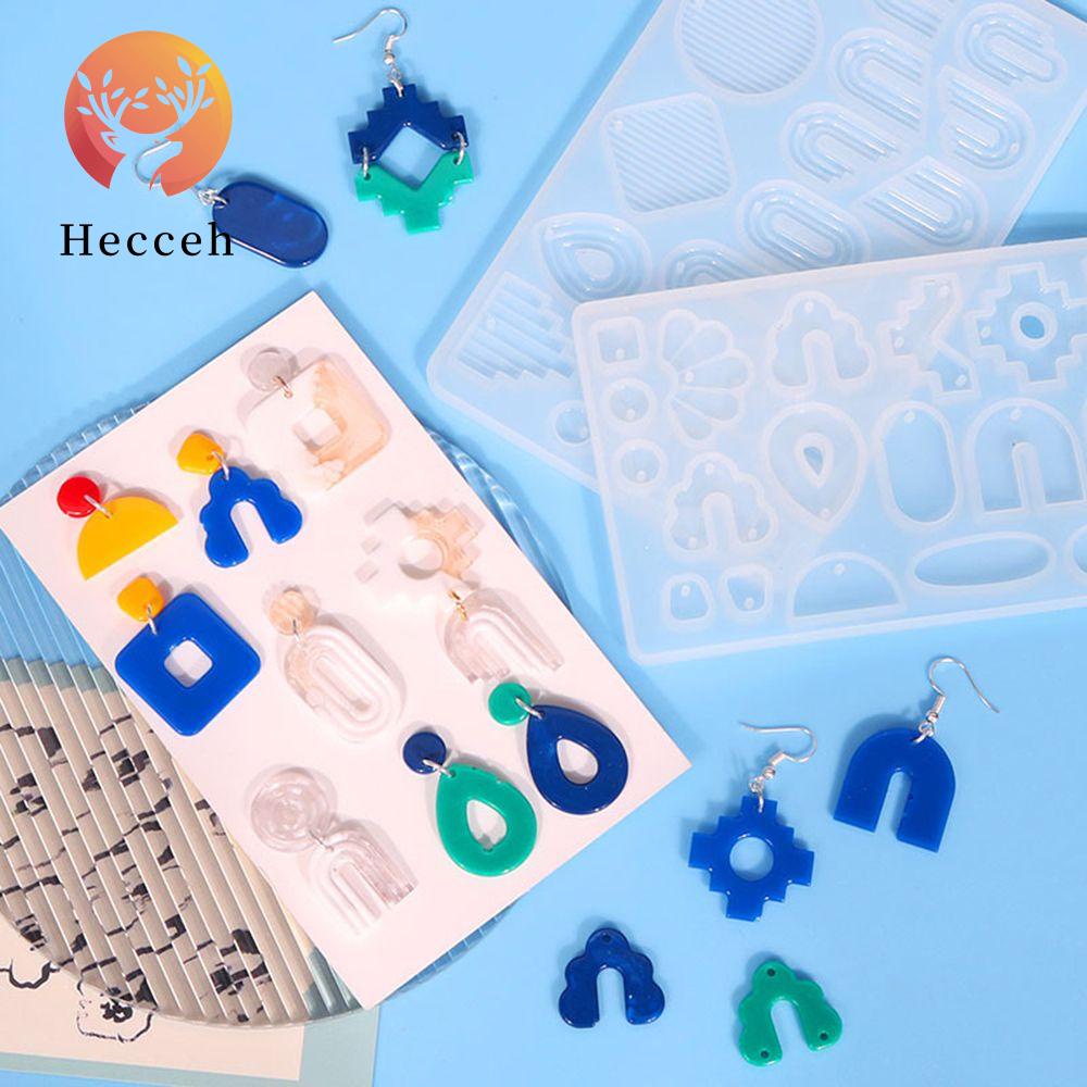 Khuôn Làm Bông Tai Bằng Resin Epoxy UV DIY|Khuôn Silicone