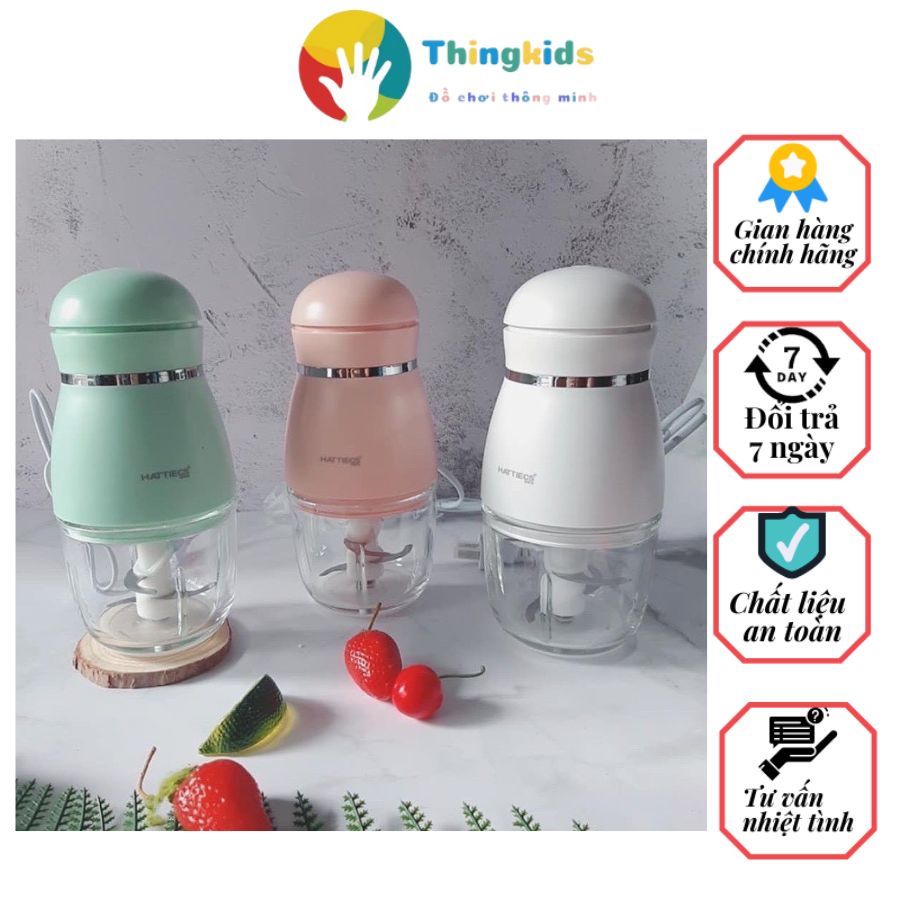 Máy Xay HATTIECS Đa Năng Phục Vụ Cho Bé Ăn Dặm, Dung tích 300ml - Thingkids