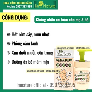 Sữa tắm ngừa rôm sảy cho bé i m nature 120ml - ảnh sản phẩm 2