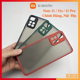 Ốp Lưng Phantom Xiaomi Redmi Note 11 6.43 / Note 11 5G / Note 11S / Note 11 Pro 5G, Lưng Nhám, Viền Màu, Bảo Bệ Camera