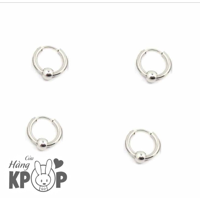 Khuyên tai nam jung-kook Kpop hình tròn