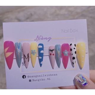 NailBox móng úp thiết kế sẵn Mẫu Mới + Keo Dũa