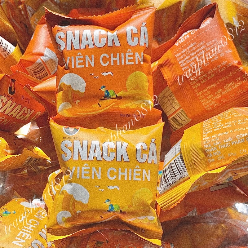 Snack cá viên chiên Ba Anh Em Food gói 12g