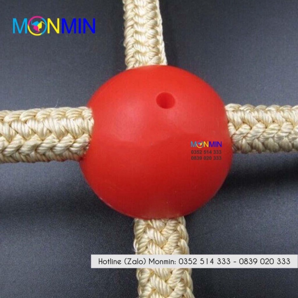Nút cầu đan lưới MONMIN nhập khẩu giúp khóa dây thừng làm lưới leo trèo vận động