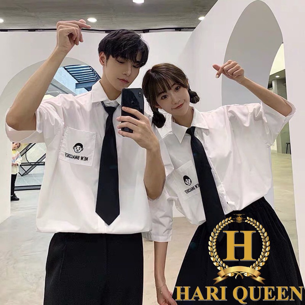 [Hot Trend] Dây cavat unisex phong cách ulzzang học sinh chụp ảnh kỉ yếu dây cà vạt thắt sẵn HARI1221