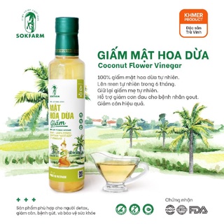 Giấm mật hoa dừa Sokfarm