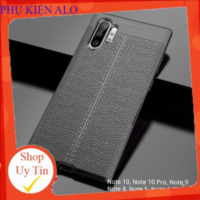 Ốp Lưng Dẻo Da Đen Samsung Note 20 Ultra - 10 - 10 Pro - 9 - 8 - 5 - 4 - 3, M51, M31, M30, M30s, M21