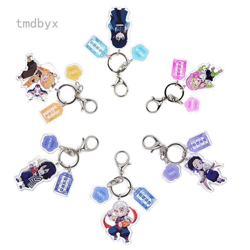 Tmdbyx Móc Chìa Khóa Họa Tiết Anime Demon Slayer Bằng Acrylic