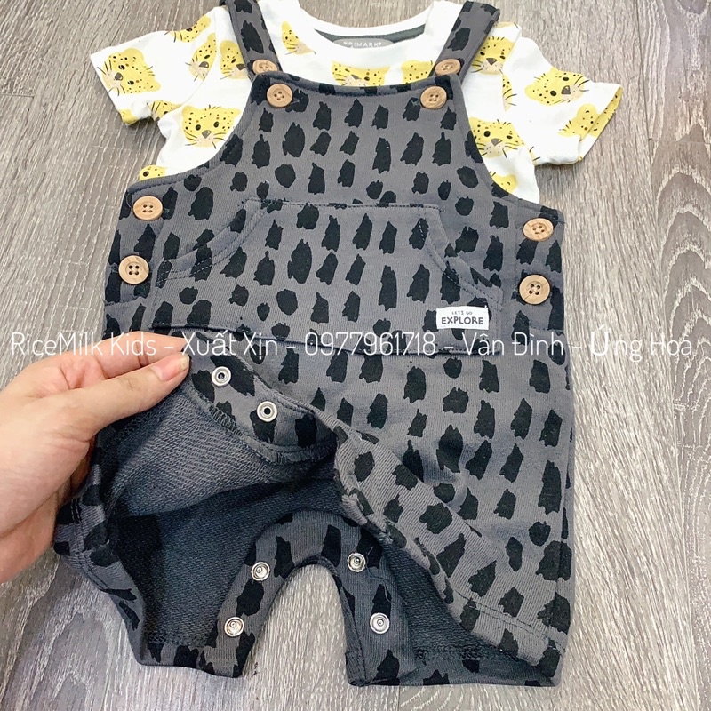 Áo kèm yếm Primark hình hổ xuất dư xịn