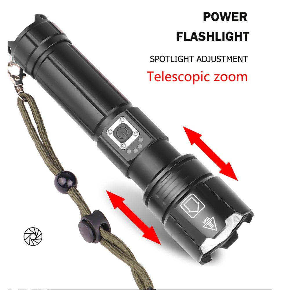 FOREVER Đèn Pin Xhp70 LED Siêu Sáng